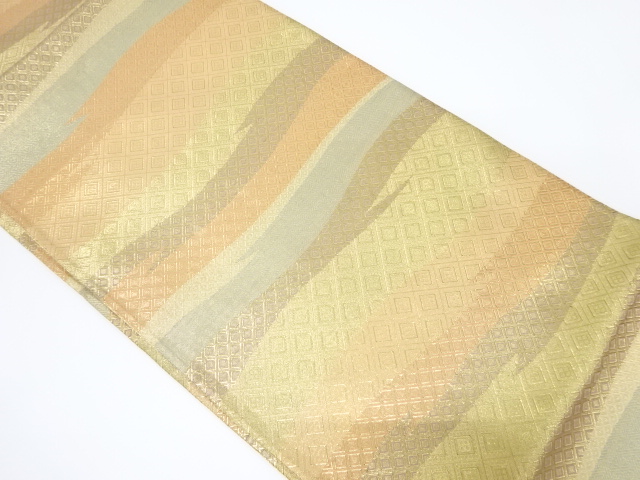 JAPANESE FUKURO OBI / SAGANISHIKI / WOVEN CLASSICAL PATTERN